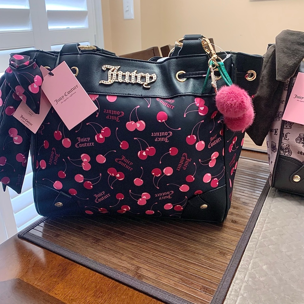 Juicy Couture Sweet Cherry Tote DayDreamer 🍒